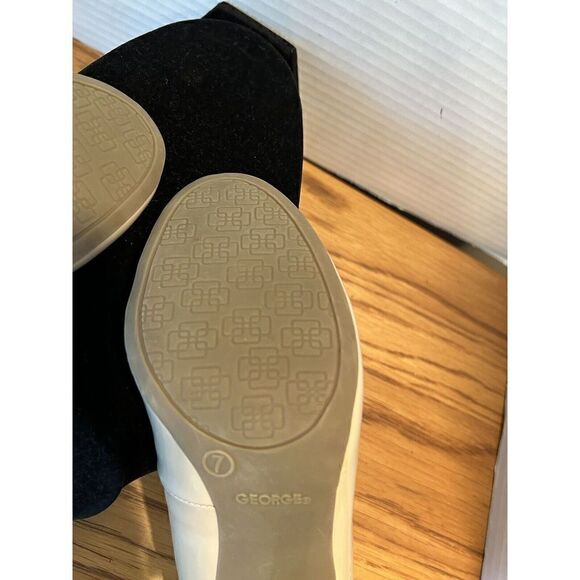 George High Heeled Pumps Beige Size 7 - Picture 8 of 11